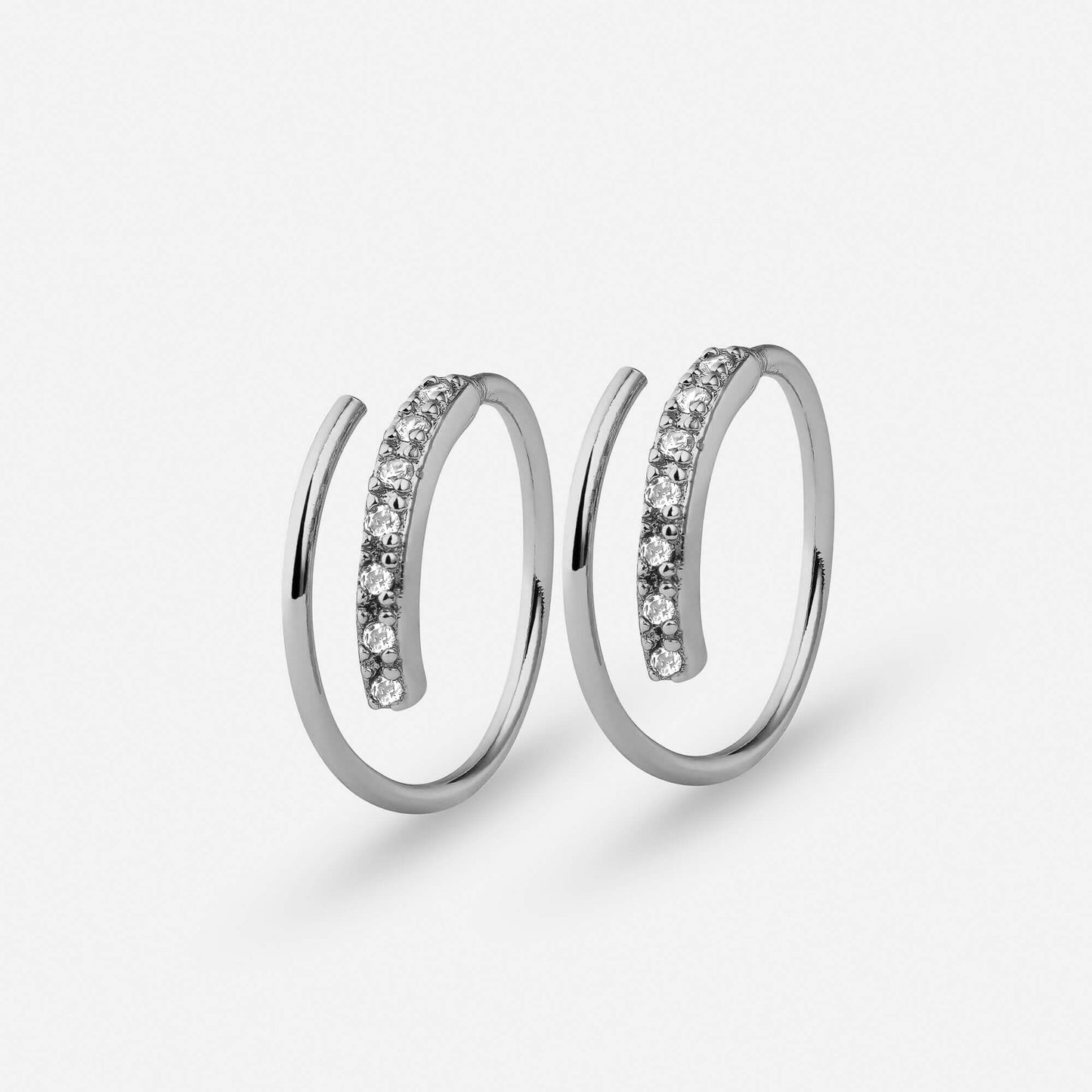 Double Crystal Earrings