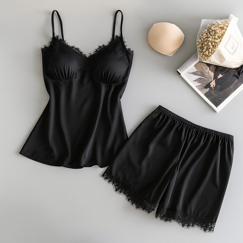 Adela - Satin Pyjama Set