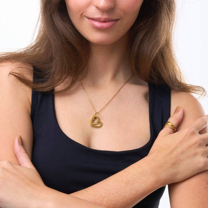 Customizable Heart Pendant Necklace