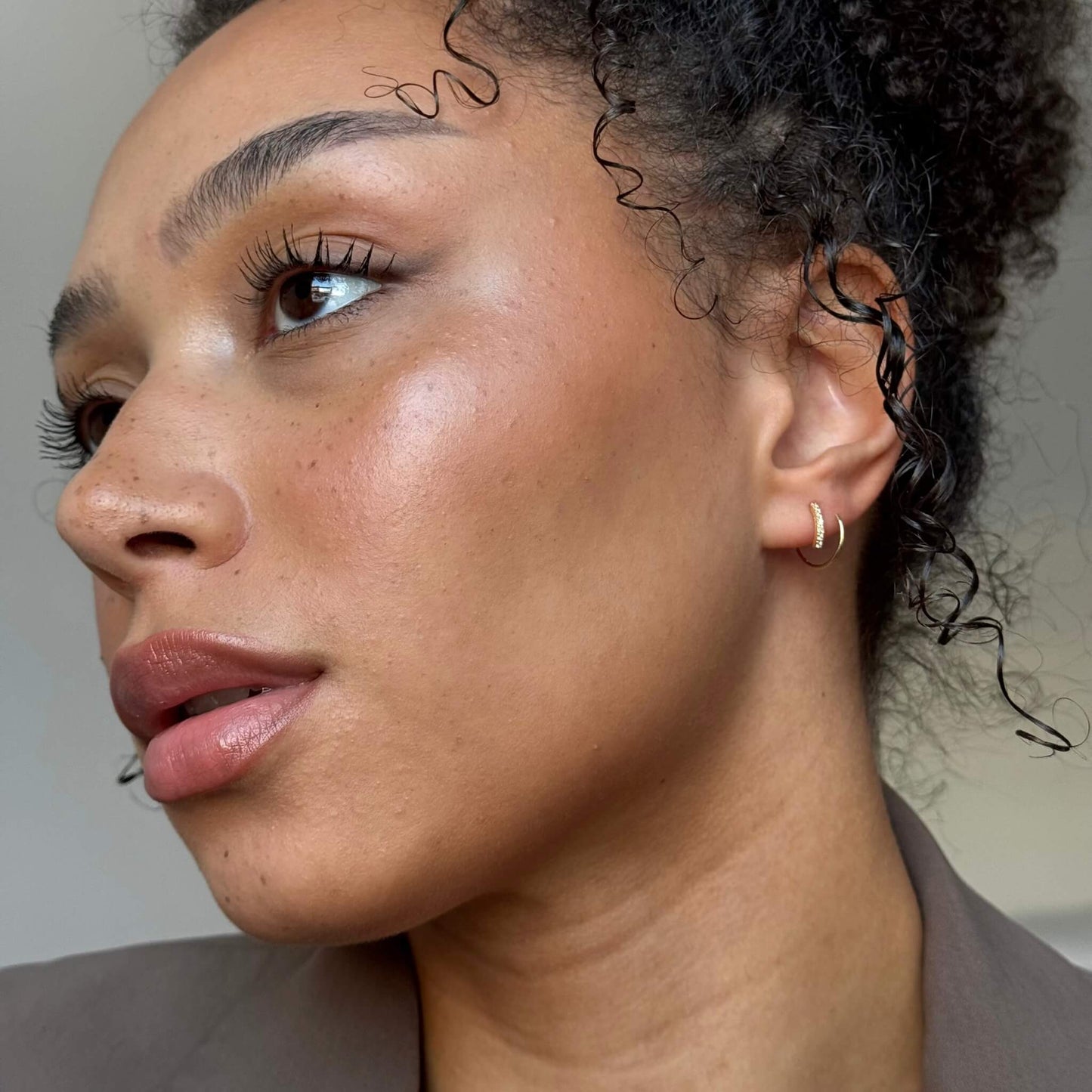 Double Crystal Earrings