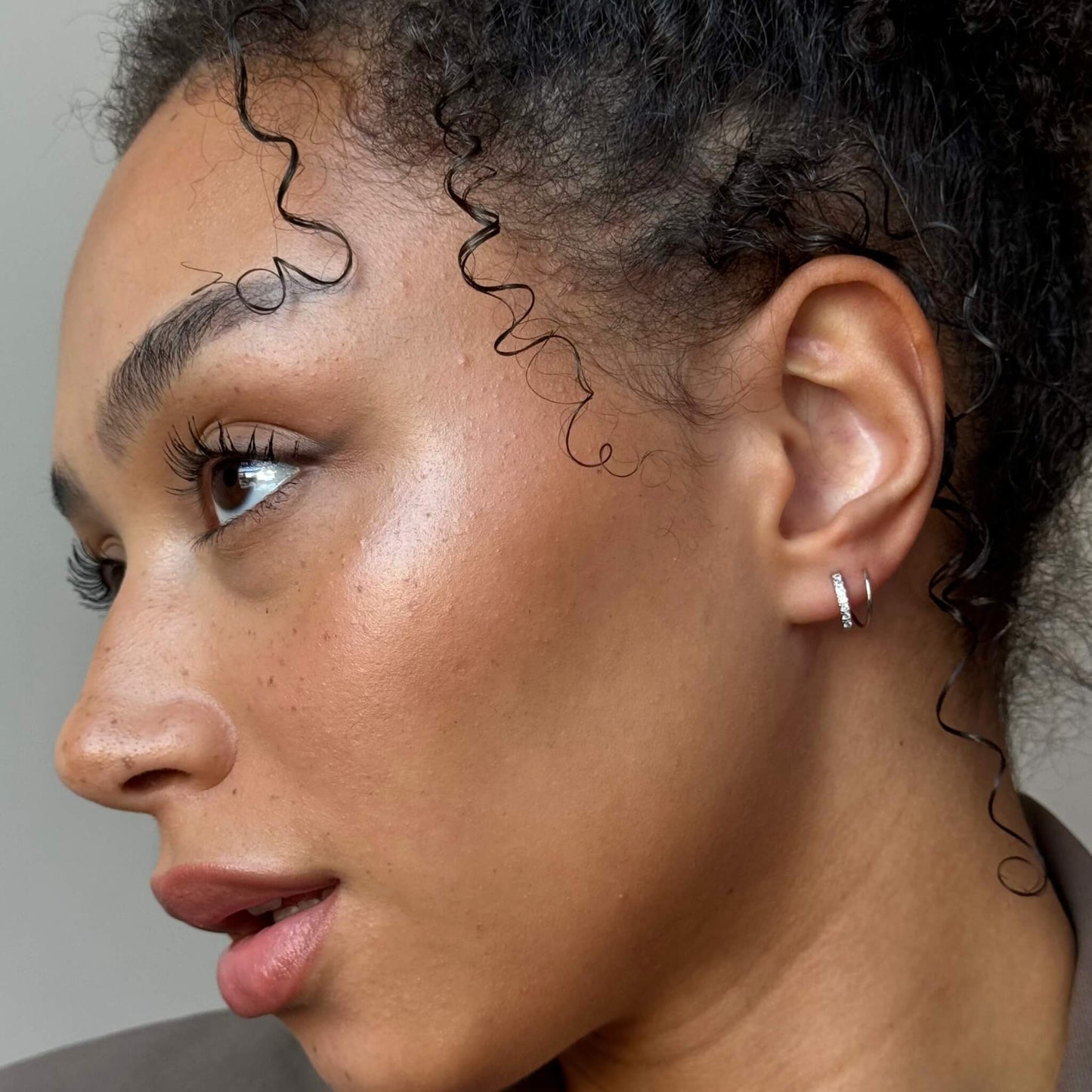 Double Crystal Earrings