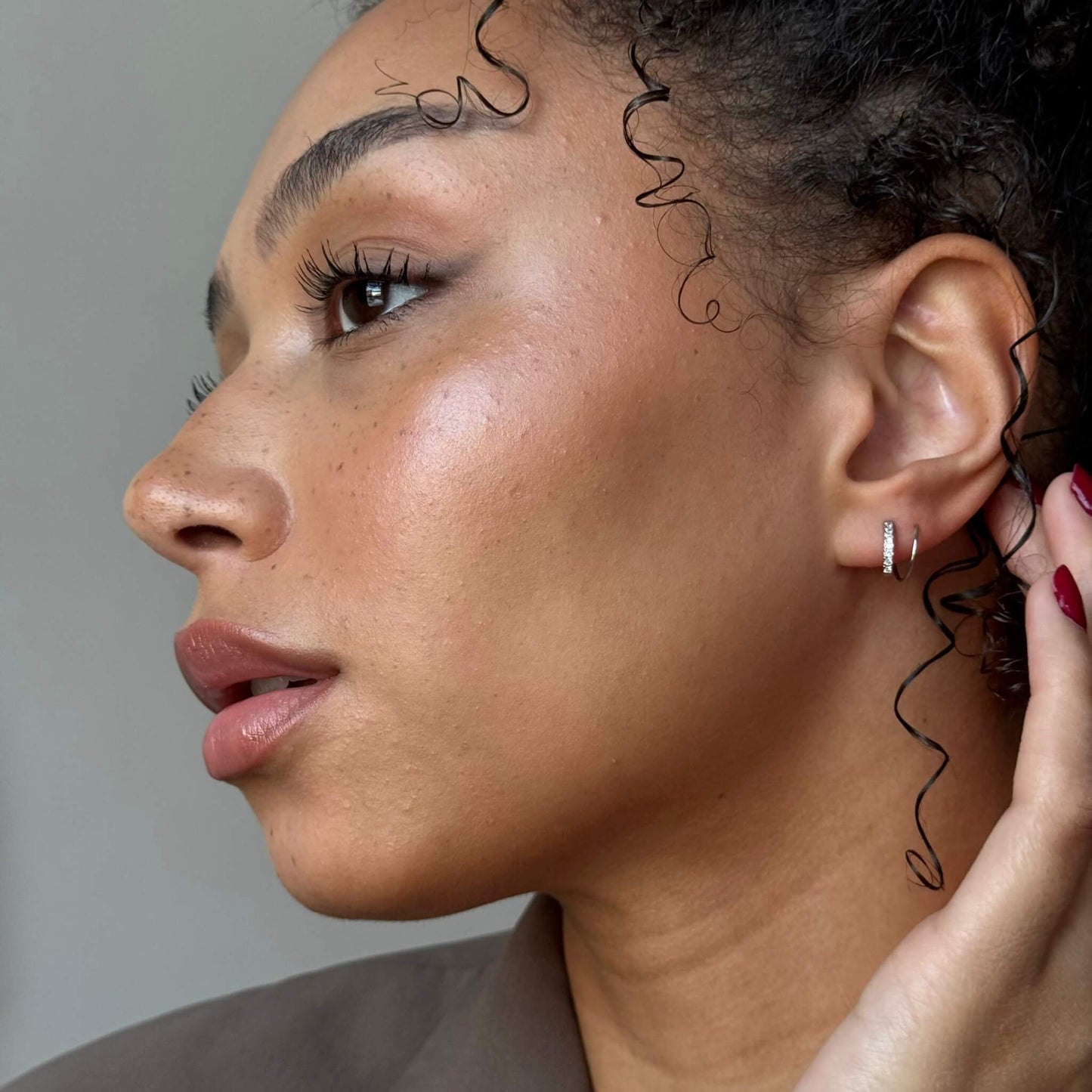 Double Crystal Earrings