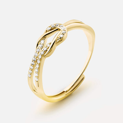 Intertwined Knot Ring