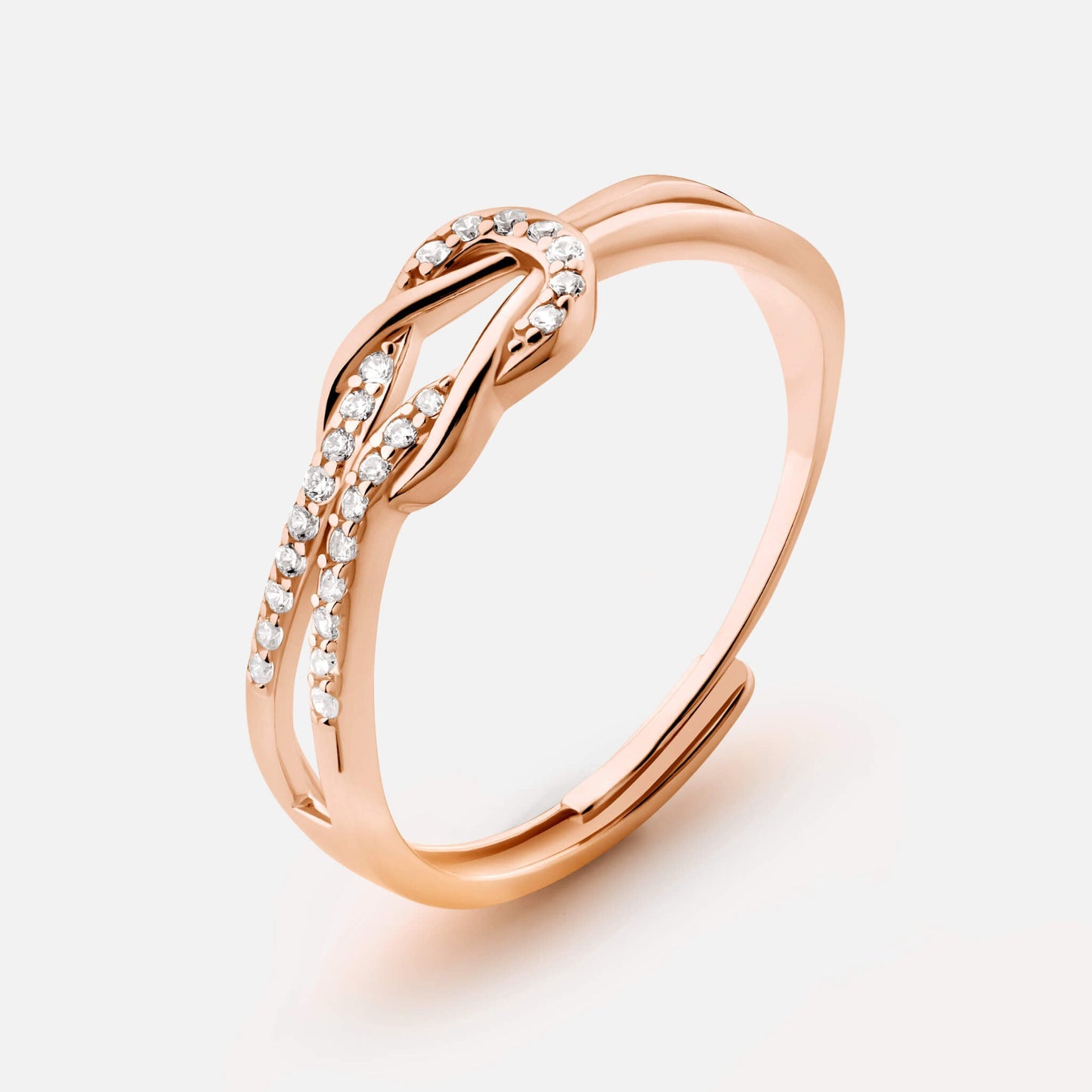 Intertwined Knot Ring
