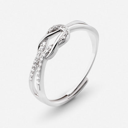 Intertwined Knot Ring