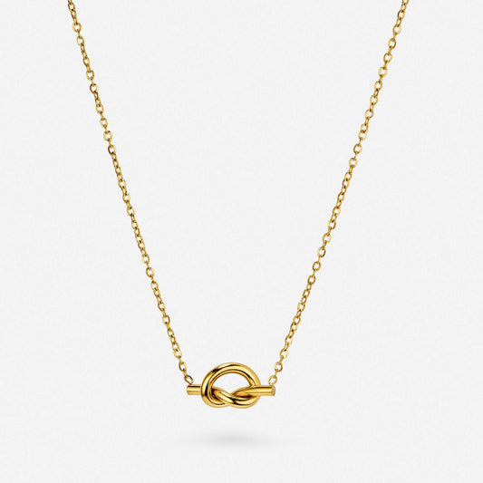 Intertwined Knot Pendant Necklace